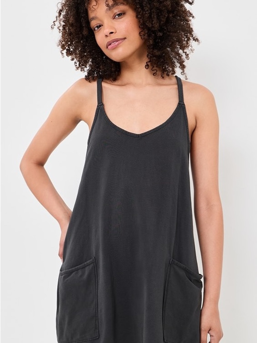 FP Movement by Free People Charcoal Workout Dress